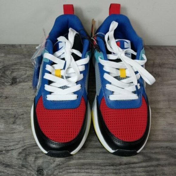 Champion Mens 93Eighteen SP Color Block Sneaker Black Multi Size 9.5 - Picture 10 of 11